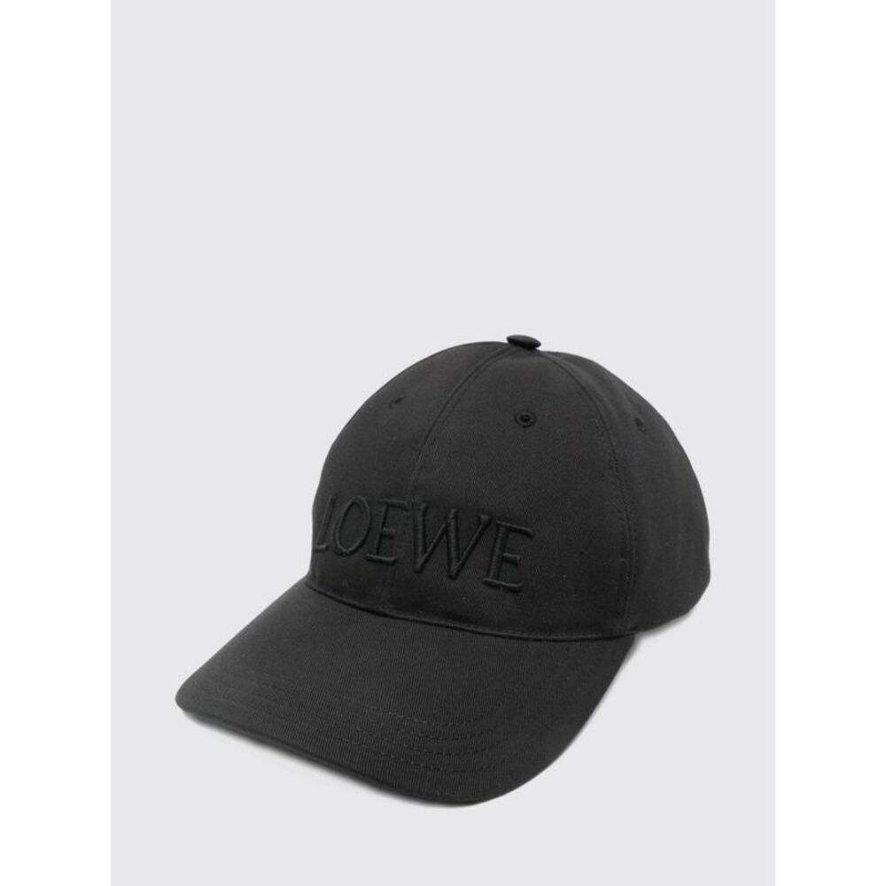 Loewe Men Loewe Cotton Baseball Cap With Tone-On-Tone Logo